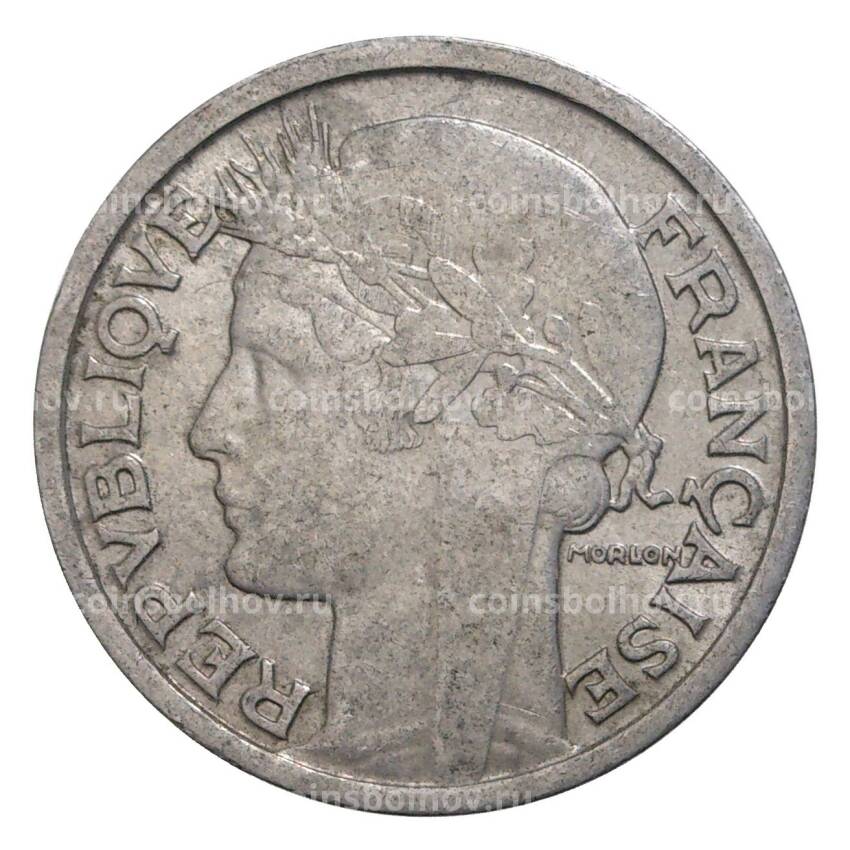 Монета 2 франка 1959 года Франция (вид 2)