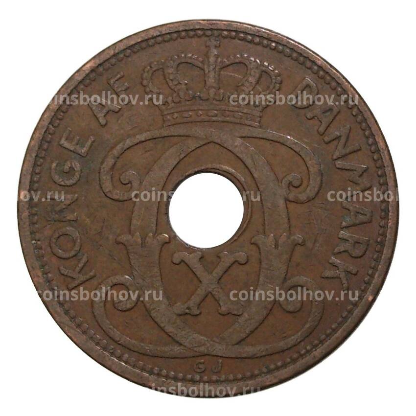 Монета 2 эре 1929 года Дания (вид 2)