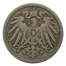 Монета 5 пфеннигов 1894 года А Германия (реверс)