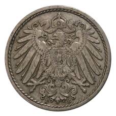 Монета 5 пфеннигов 1915 года Е Германия (реверс)