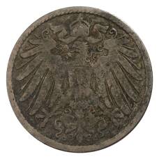 Монета 10 пфеннигов 1893 года G Германия (реверс)