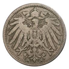 Монета 10 пфеннигов 1892 года А Германия (реверс)