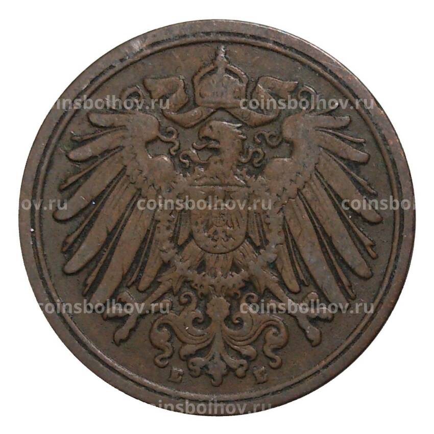 Монета 1 пфенниг 1905 года Е Германия (вид 2)
