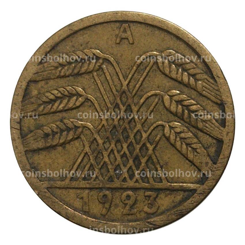 Монета 5 рентенпфеннигов 1923 года А Германия