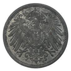 Монета 10 пфеннигов 1921 года Германия (реверс)