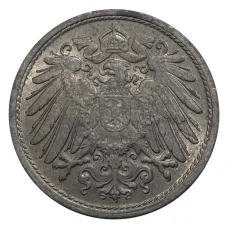 Монета 10 пфеннигов 1922 года Германия (реверс)