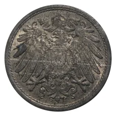 Монета 10 пфеннигов 1922 года Германия (реверс)