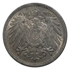 Монета 10 пфеннигов 1922 года Германия (реверс)