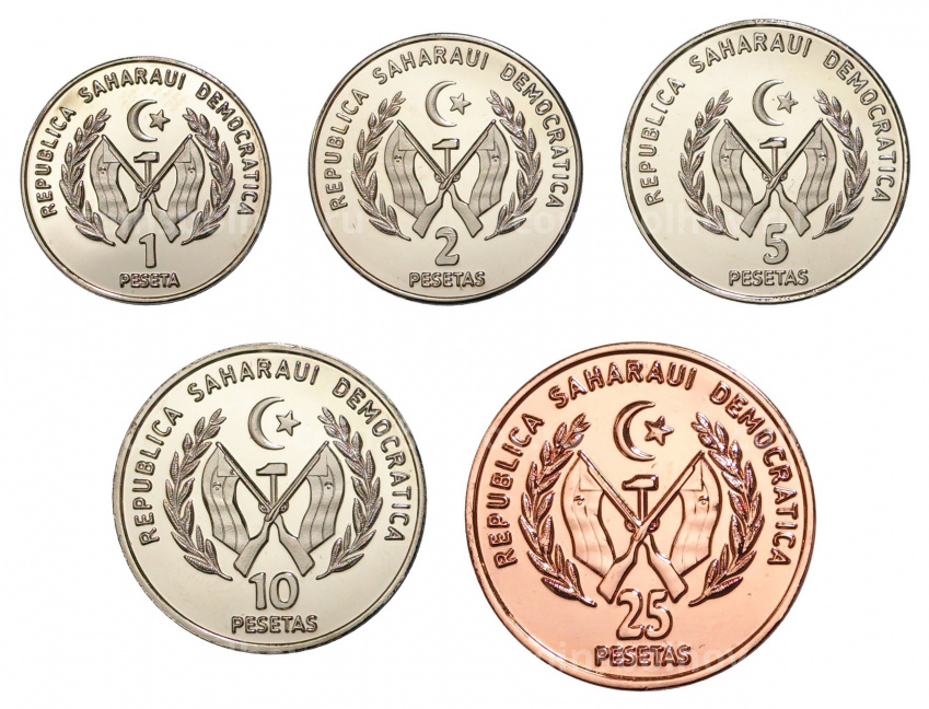 Набор монет 2018 года Западная Сахара (вид 2)