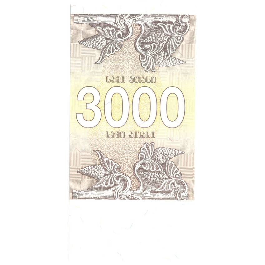 Банкнота 3000 купонов 1993 года Грузия (вид 2)