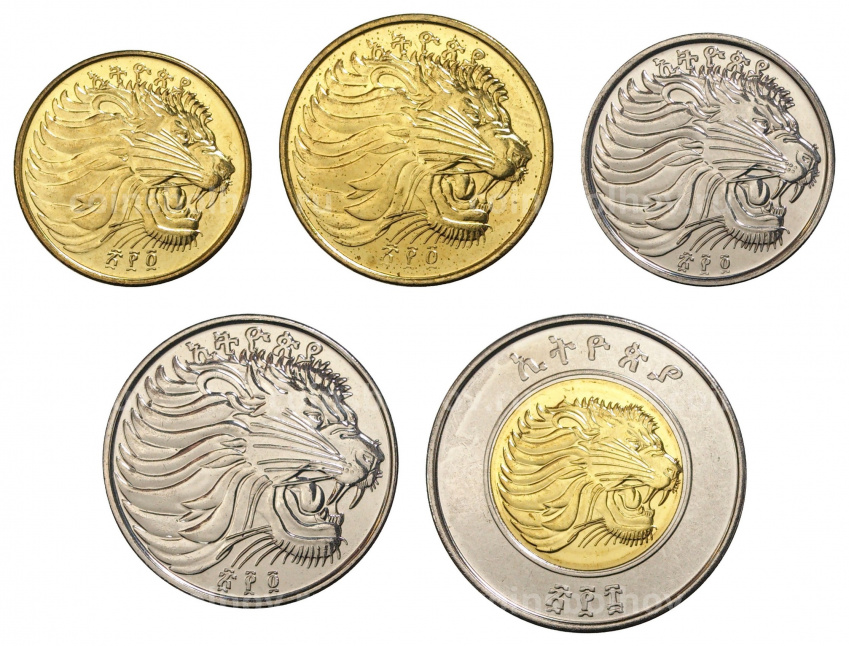 Набор монет — Эфиопия (вид 2)