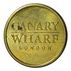 Жетон Canary Wharf London (Великобритания) (вид 2)