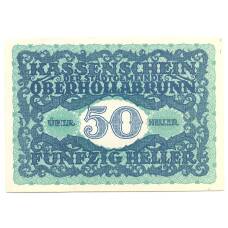 Банкнота 50 геллеров 1920 года Австрия — Нотгельд (аверс)