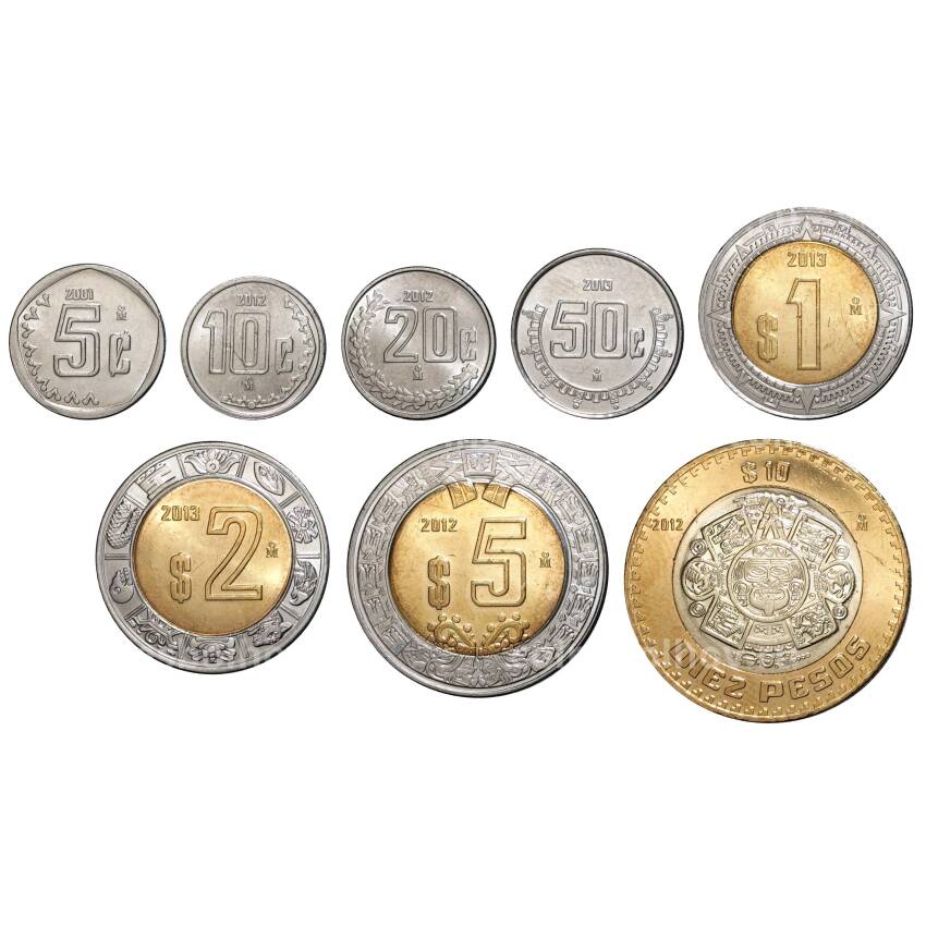 Набор монет — Мексика