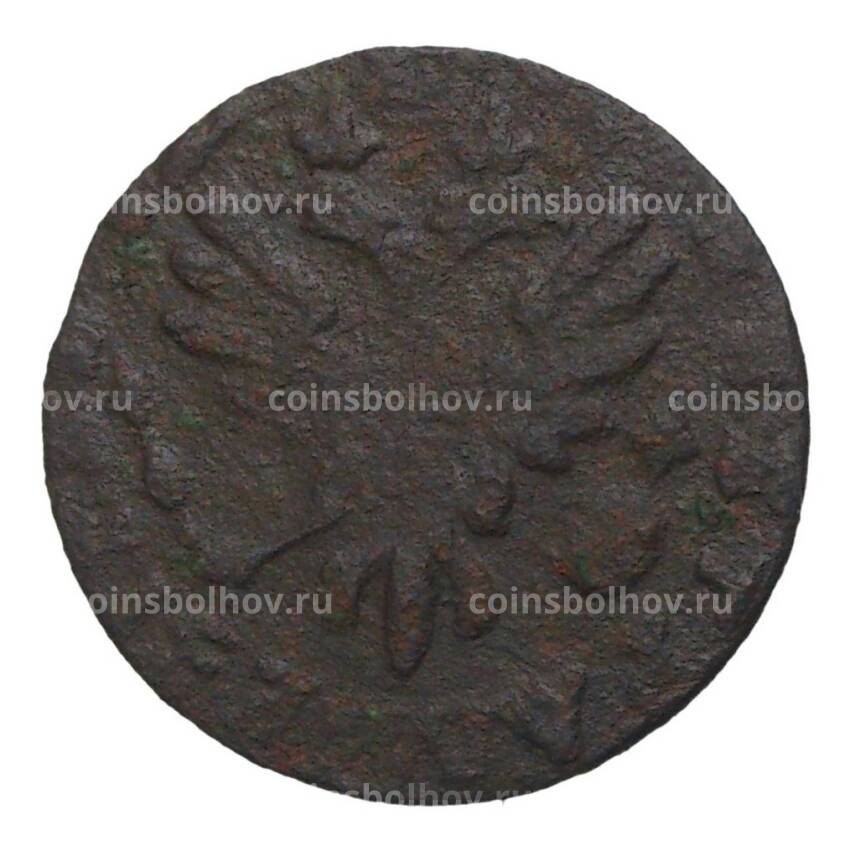 Монета Полушка 1716 года (вид 2)