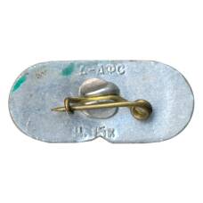 Значок 125 лет Джамбулу Джабаеву (вид 2)