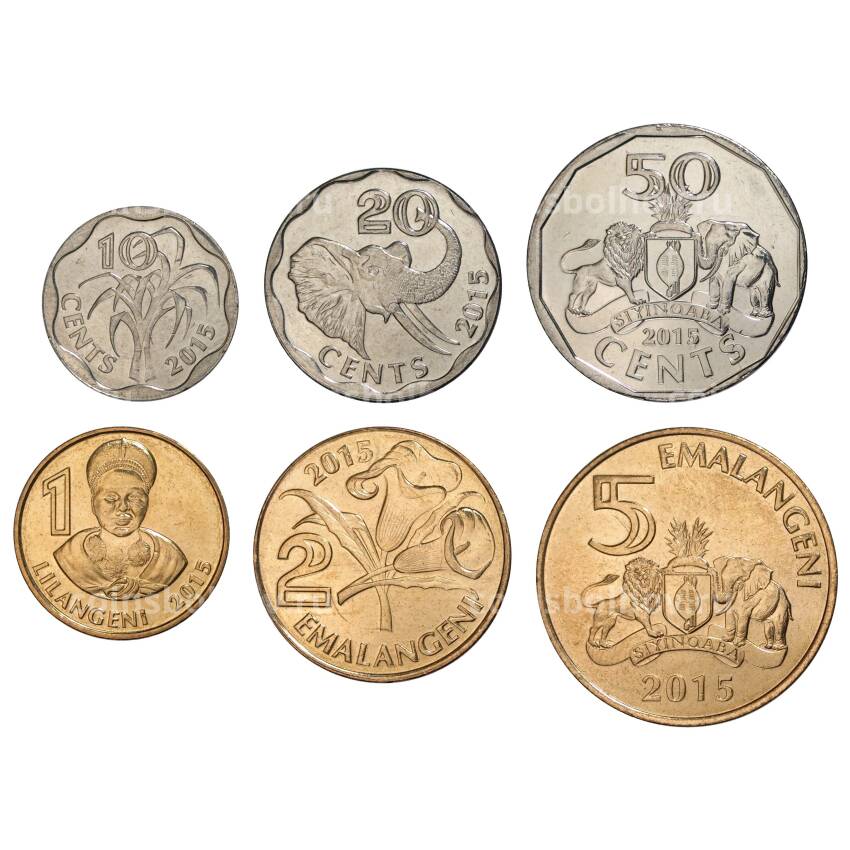 Набор монет 2015 года Свазиленд