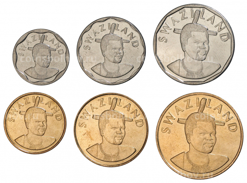 Набор монет 2015 года Свазиленд (вид 2)