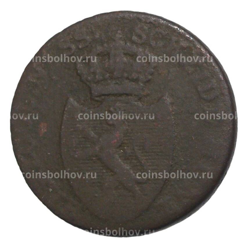 Монета 1 крейцер 1808 года Германские государства — Нассау (вид 2)