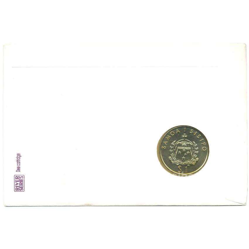 Монета 1 доллар 1992 года Самоа — 40 лет правлению Королевы Елизаветы II (вид 2)