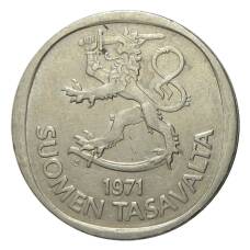 Монета 1 марка 1971 года S Финляндия (аверс)