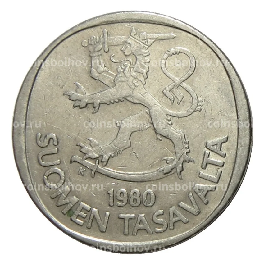 Монета 1 марка 1980 года K Финляндия