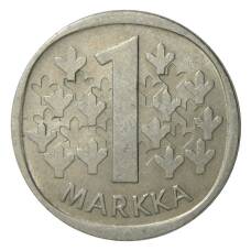 Монета 1 марка 1972 года S Финляндия (реверс)