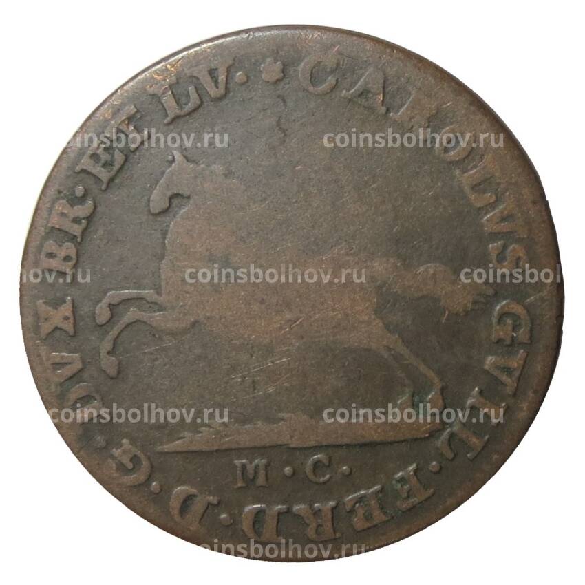 Монета 2,5 пфеннига 1792 года Германские государства — Брауншвейг- Вольфенбюттель (вид 2)