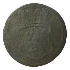 Монета 1/4 стубера 1750 года АК Германские государства — Юлих-Берг (реверс)