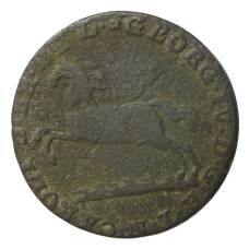 Монета 1 пфенниг 1822 года CVC Германские государства — Брауншвейг-Вольфенбюттель (реверс)