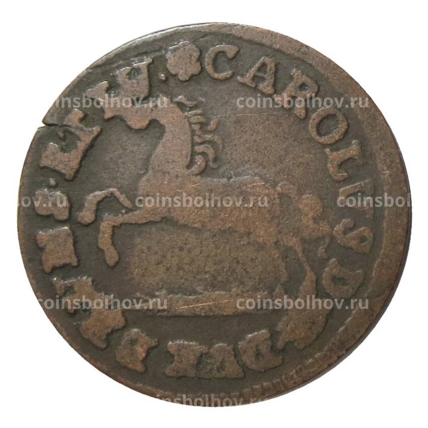 Монета 1 пфенниг Германские государства — Брауншвейг-Вольфенбюттель (вид 2)