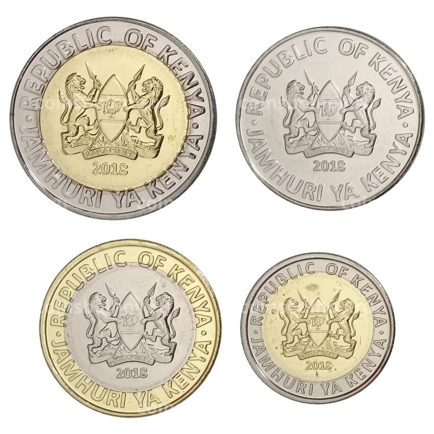 Набор монет 2018 года Кения (вид 2)