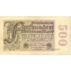 Банкнота 5000000 марок 1923 года Германия (аверс)