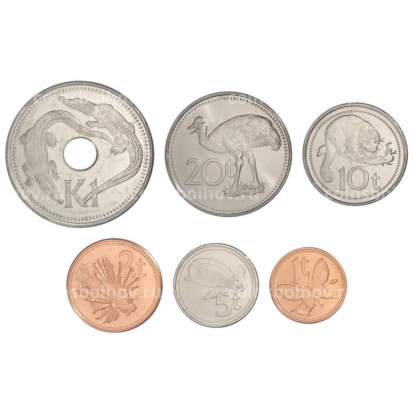 Набор монет Папуа Новая Гвинея
