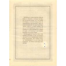 Банкнота Облигация 500 марок 1940 года Германия (реверс)