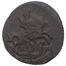 Монета Полушка 1775 года ЕМ (реверс)