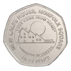 Монета 50 пенсов 2018 года Гибралтар — Новый Calpe House (аверс)