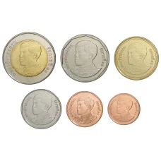 Набор монет 2018 года Тайланд (реверс)