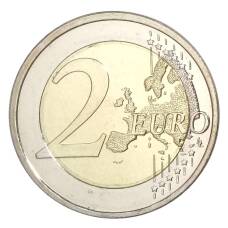 Монета 2 евро 2013 года Финляндия — 125 лет со дня рождения Франса Эмиля Силланпяя (реверс)