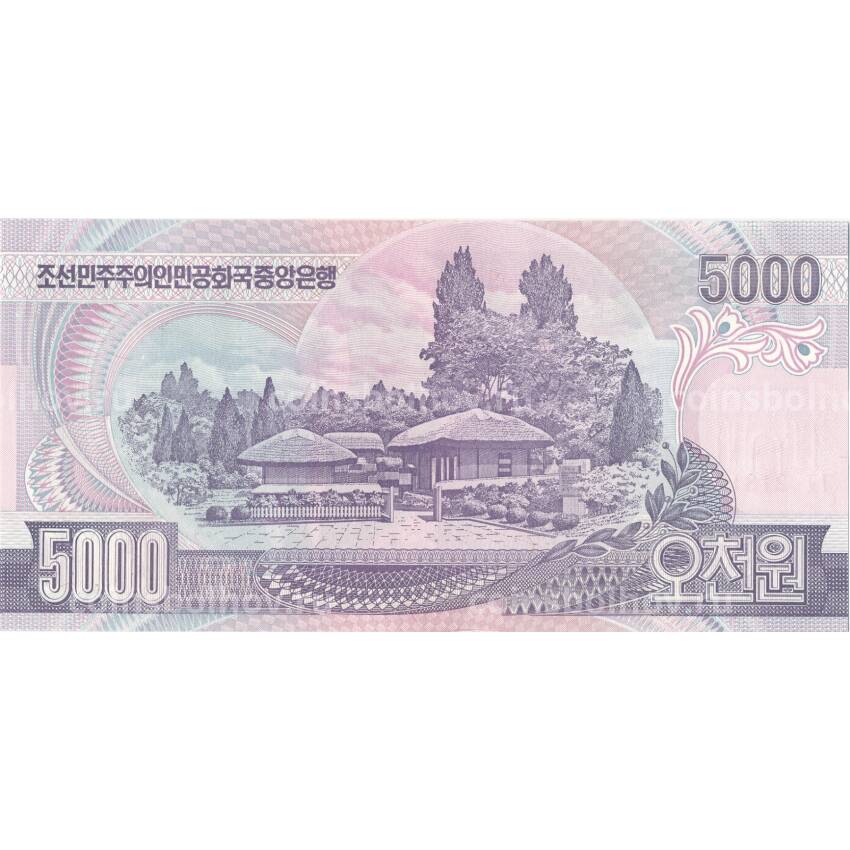 Банкнота 5000 вон 2006 года Северная Корея (вид 2)