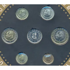 Годовой набор монет 2019 года Турция в подарочном буклете (реверс)