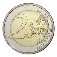 Монета 2 евро 2019 года Люксембург — 100 лет с дня вступления на трон Великой Герцогини Шарлотты (реверс)