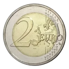 Монета 2 евро 2019 года Люксембург — 100 лет с дня вступления на трон Великой Герцогини Шарлотты (реверс)