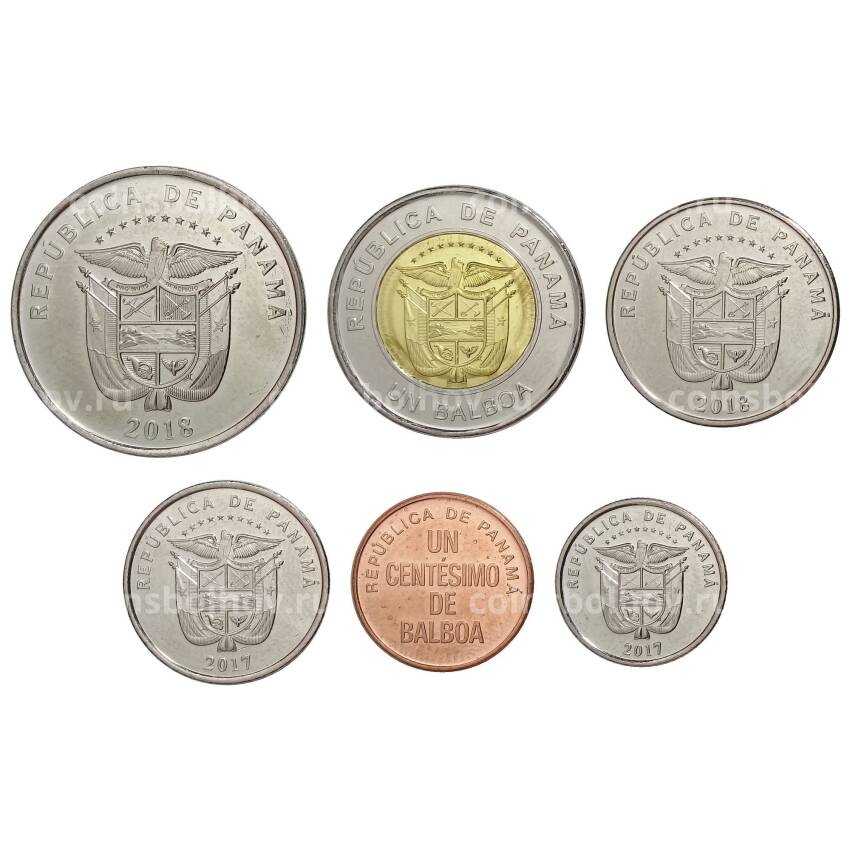 Набор монет Панама
