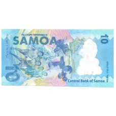 Банкнота 10 тала 2017 года Самоа (реверс)