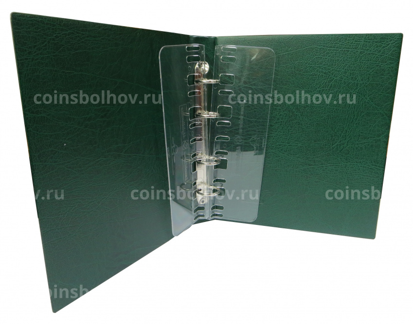 Папка-переплет (альбом) формата Optima в шубере — Цвет зеленый (вид 2)
