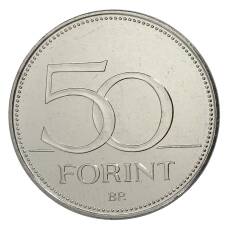 Монета 50 форинтов 2019 года Венгрия — Чемпионат мира по фехтованию 2019 в Будапеште (реверс)