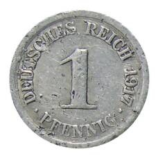Монета 1 пфенниг 1917 года А Германия (аверс)