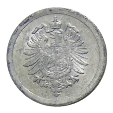 Монета 1 пфенниг 1917 года А Германия (реверс)