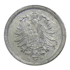 Монета 1 пфенниг 1917 года G Германия (реверс)